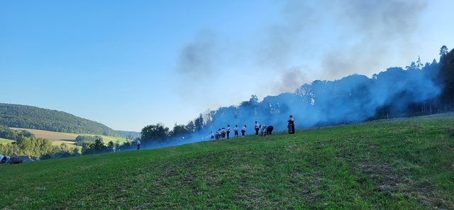 Gauböllertreffen 2024 Rauchschwaden